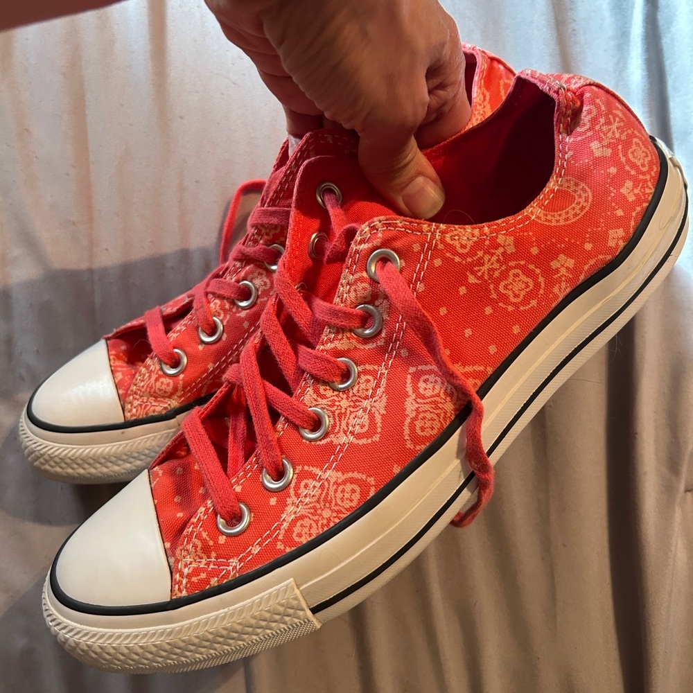 Converse All Stars Bandana Print Low Top Sneakers